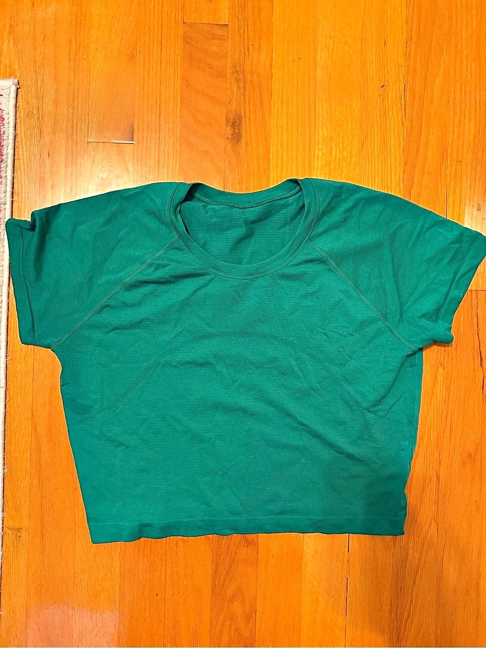 lululemon Swiftly Tech Cropped Short-Sleeve Shirt 2.0 Green